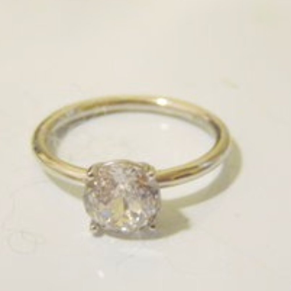 Radiance by Absolute Diamond Solitaire Ring Size 8-1/4